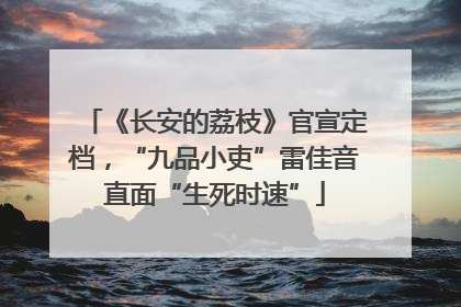 《长安的荔枝》官宣定档，“九品小吏”雷佳音直面“生死时速”