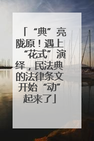 “典”亮陇原！遇上“花式”演绎，民法典的法律条文开始“动”起来了