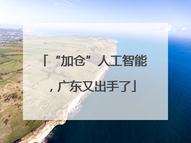 “加仓”人工智能，广东又出手了