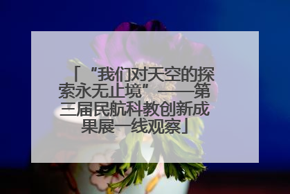 “我们对天空的探索永无止境”——第三届民航科教创新成果展一线观察