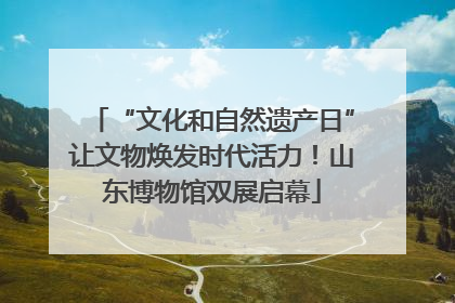 “文化和自然遗产日”让文物焕发时代活力！山东博物馆双展启幕