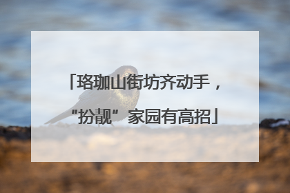 珞珈山街坊齐动手，“扮靓”家园有高招