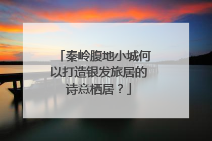 秦岭腹地小城何以打造银发旅居的诗意栖居？
