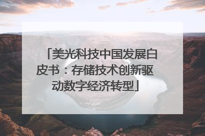 美光科技中国发展白皮书：存储技术创新驱动数字经济转型