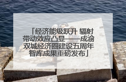 经济能级跃升 辐射带动效应凸显——成渝双城经济圈建设五周年智库成果重磅发布