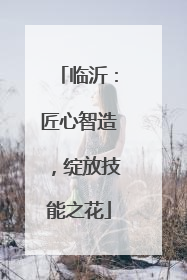 临沂：匠心智造，绽放技能之花