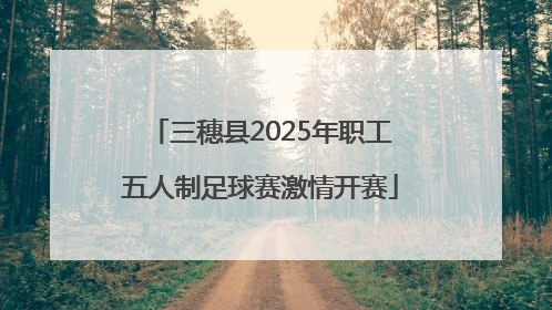 三穗县2025年职工五人制足球赛激情开赛