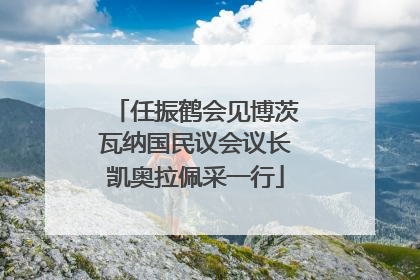 任振鹤会见博茨瓦纳国民议会议长凯奥拉佩采一行