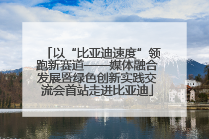 以“比亚迪速度”领跑新赛道——媒体融合发展暨绿色创新实践交流会首站走进比亚迪