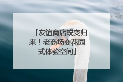 友谊商店蜕变归来！老商场变花园式体验空间