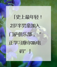 史上最年轻！2岁半男童加入门萨俱乐部，“正学习摩尔斯电码”