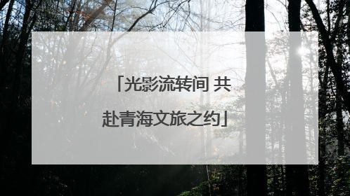 光影流转间 共赴青海文旅之约