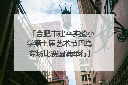 合肥市建平实验小学第七届艺术节巴乌专场比赛圆满举行