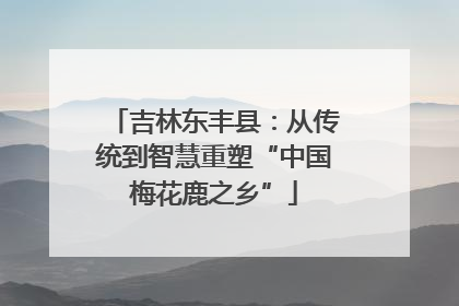 吉林东丰县：从传统到智慧重塑“中国梅花鹿之乡”