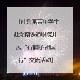吐鲁番青年学生赴湖南铁道职院开展“石榴籽·祖国行”交流活动