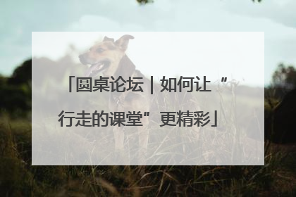 圆桌论坛｜如何让“行走的课堂”更精彩