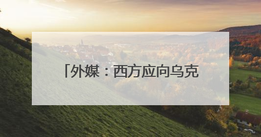 外媒：西方应向乌克兰军事工业“取经”