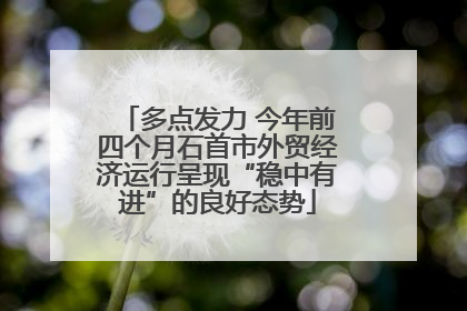 多点发力 今年前四个月石首市外贸经济运行呈现“稳中有进”的良好态势