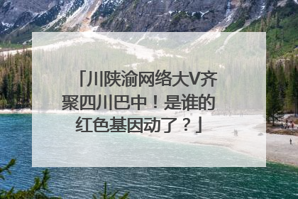 川陕渝网络大V齐聚四川巴中！是谁的红色基因动了？