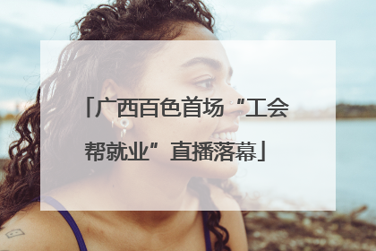广西百色首场“工会帮就业”直播落幕