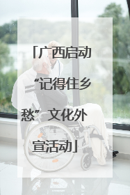 广西启动“记得住乡愁”文化外宣活动