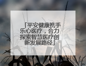 平安健康携手乐心医疗，合力探索智慧医疗创新发展路径