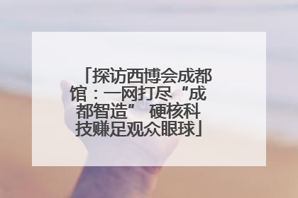探访西博会成都馆：一网打尽“成都智造” 硬核科技赚足观众眼球