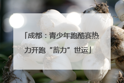 成都：青少年跑酷赛热力开跑“蓄力”世运