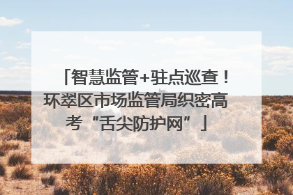 智慧监管+驻点巡查！环翠区市场监管局织密高考“舌尖防护网”