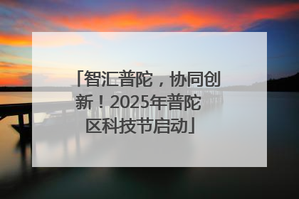智汇普陀，协同创新！2025年普陀区科技节启动
