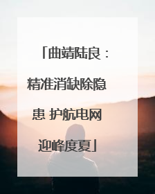 曲靖陆良：精准消缺除隐患 护航电网迎峰度夏