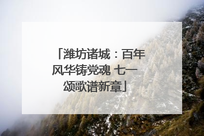 潍坊诸城：百年风华铸党魂 七一颂歌谱新章