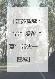 江苏盐城：“音”爱留“夏” 带火一座城