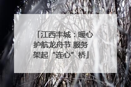 江西丰城：暖心护航龙舟节 服务架起“连心”桥
