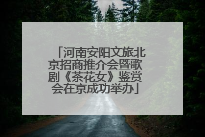 河南安阳文旅北京招商推介会暨歌剧《茶花女》鉴赏会在京成功举办