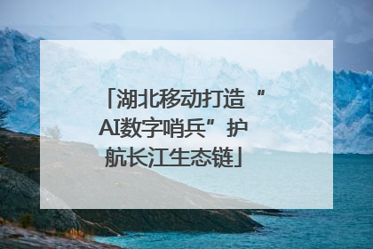 湖北移动打造“AI数字哨兵”护航长江生态链
