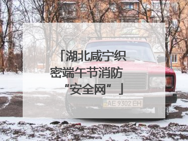 湖北咸宁织密端午节消防“安全网”