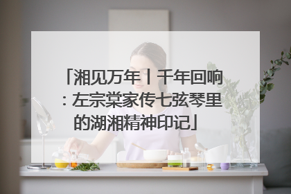 湘见万年丨千年回响：左宗棠家传七弦琴里的湖湘精神印记