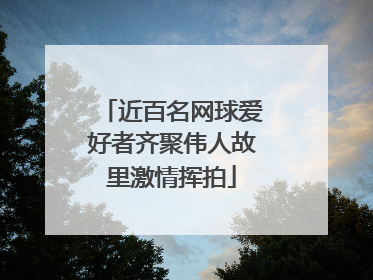 近百名网球爱好者齐聚伟人故里激情挥拍