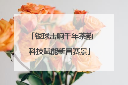 银球击响千年茶韵 科技赋能新昌赛景