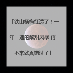 铁山杨梅红透了！一年一遇的酸甜风暴 再不来就真错过了