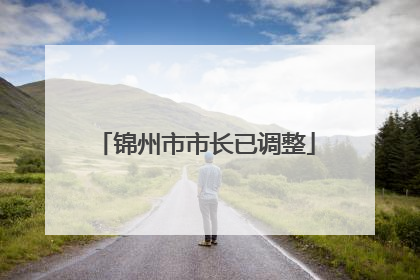 锦州市市长已调整