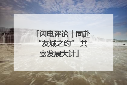 闪电评论｜同赴“友城之约” 共襄发展大计