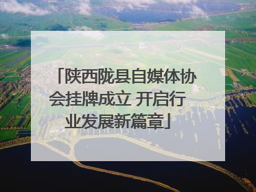 陕西陇县自媒体协会挂牌成立 开启行业发展新篇章