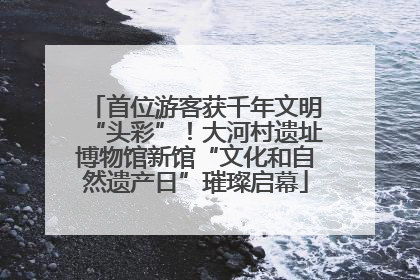 首位游客获千年文明“头彩”！大河村遗址博物馆新馆“文化和自然遗产日”璀璨启幕
