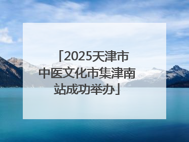 2025天津市中医文化市集津南站成功举办